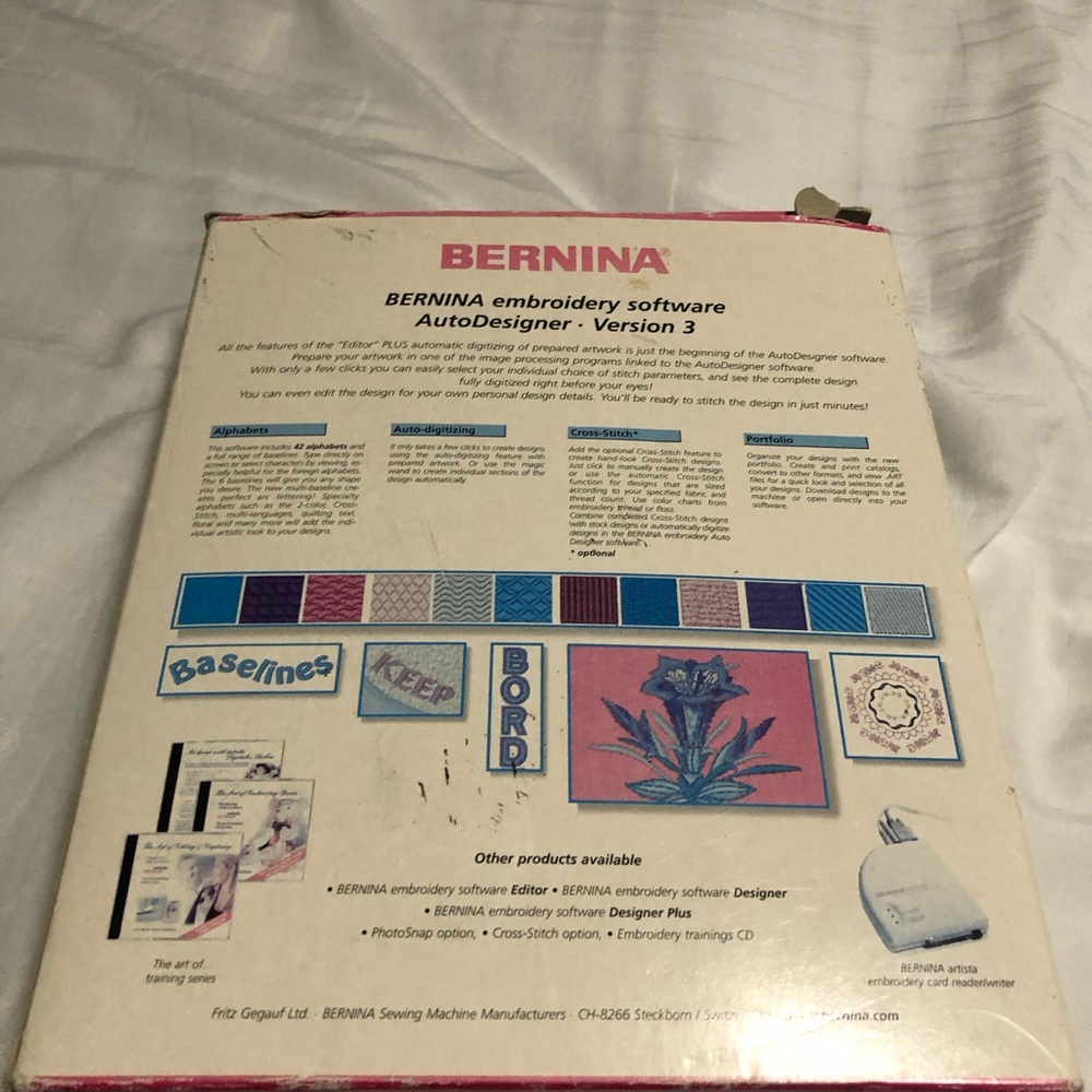 Bernina Embroidery Software Auto Designer Version III - Picture 2 of 11